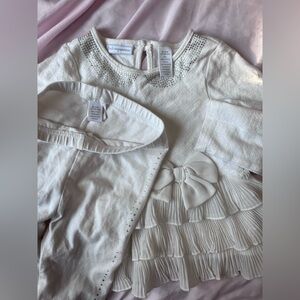 BOGO🛍️ 24mo all white outfit